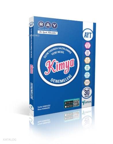 Toprak Yayınları Ayt Kimya Deneme Kitabı | benlikitap.com