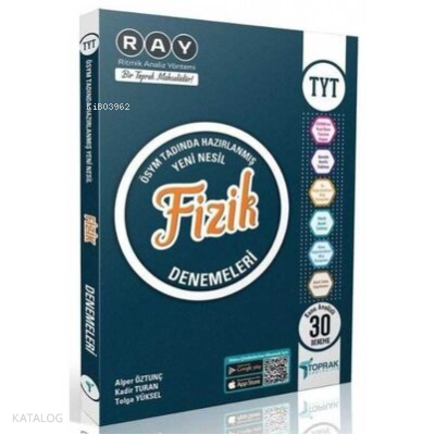 Toprak Yayınları Tyt Fizik Deneme Kitabı | benlikitap.com