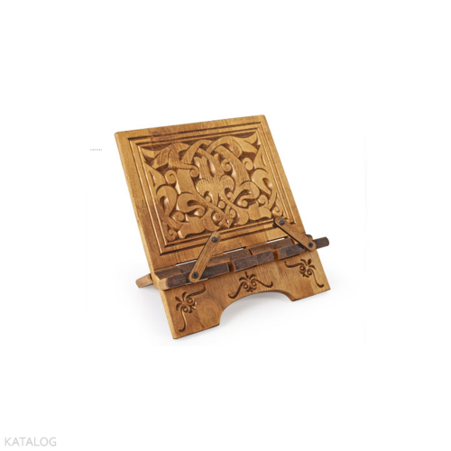 TS021-Ahşap Masaüstü Delikli Hafız Rahle