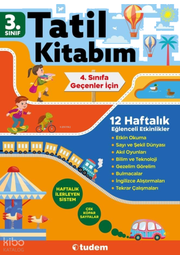 Tudem 3. Sınıf Tatil Kitabım | benlikitap.com
