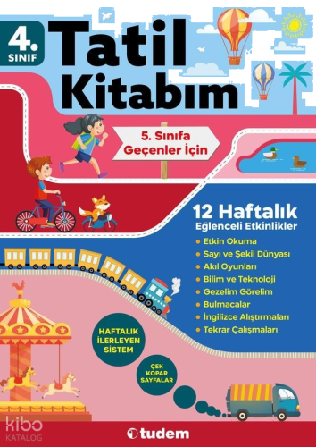 Tudem 4. Sınıf Tatil Kitabım | benlikitap.com