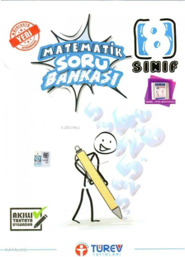 Türev Yayınları 8.Sınıf Matematik Soru Bankası | benlikitap.com