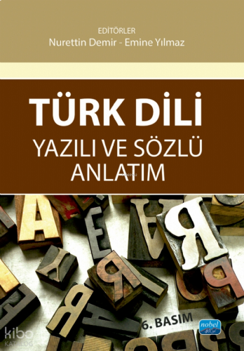 Türk Dili Yazılı ve Anlatım Sözlü Anlatım | benlikitap.com