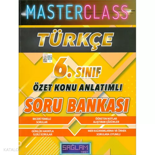 Türkçe 6.Sınıf Özet Konu Anlatımlı Soru Bankası