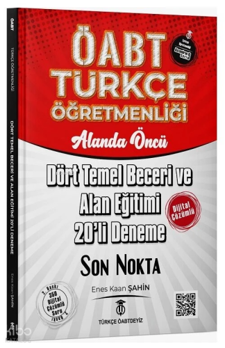 Türkçe ÖABTDEYİZ ÖABT Türkçe Dört Temel Beceri ve Alan Eğitimi 20 Deneme Dijital Çözümlü - Enes Kaan Şahin Türkçe ÖABTDEYİZ