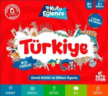 Türkiye Dikkat ve Genel Kültür Oyunu | benlikitap.com