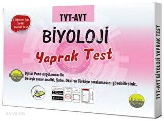 TYT-AYT Biyoloji Yaprak Testleri (Kutu Test 5 öğrenci için 5x48 Adet) 