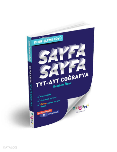 Tyt - Ayt Coğrafya Sayfa Sayfa Ders İşleme Föyü