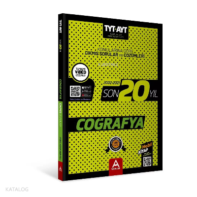 Tyt Ayt Coğrafya Son 20 Yıl Soru Ve Çözümleri | benlikitap.com