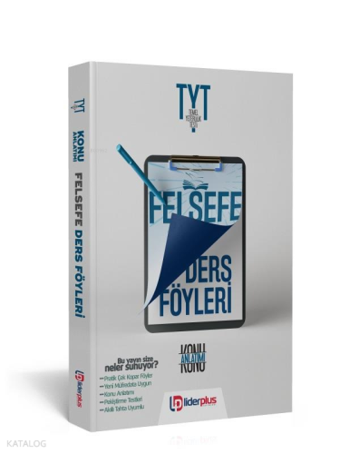 TYT AYT Felsefe Ders Föyü Lider Plus Yayınları