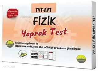 TYT-AYT Fizik Yaprak Testleri (Kutu Test 5 öğrenci için 5x56 Adet) | b