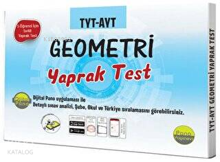 TYT-AYT Geometri Yaprak Testler (Kutu Test 5 öğrenci için 5x48 Adet) |