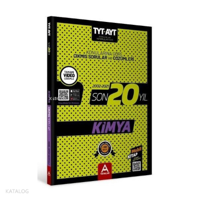 Tyt Ayt Kimya Son 20 Yıl Soru Ve Çözümleri | benlikitap.com