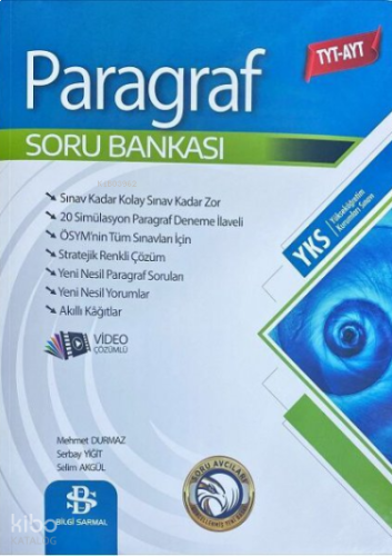 TYT AYT Paragraf Soru Bankası Bilgi Sarmal Yayınları | benlikitap.com