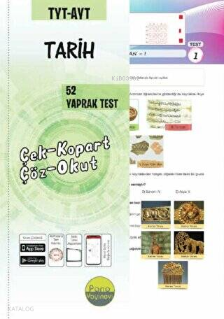 TYT-AYT Tarih Yaprak Testleri (52 Adet) Çek Kopart