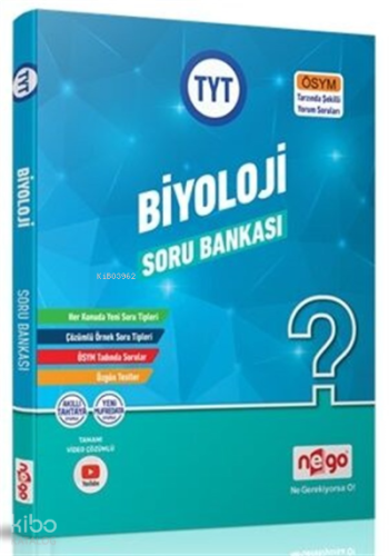 TYT- Biyoloji Soru Bankası | benlikitap.com