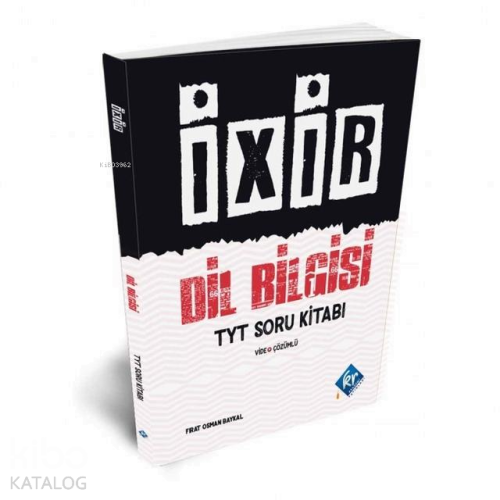TYT İxir Dil Bilgisi Soru Bankası KR Akademi Yayınları | benlikitap.co