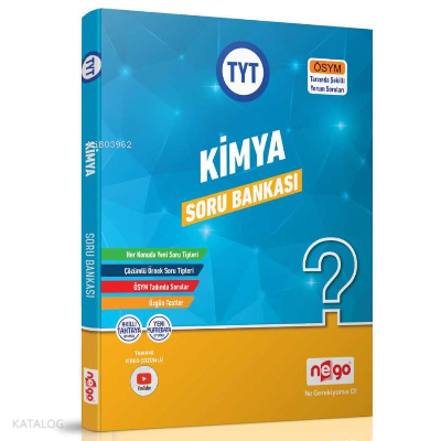 TYT Kimya Soru Bankası | benlikitap.com