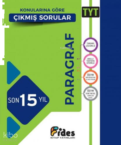 Tyt Paragraf Son 15 Yıl Konularına Göre Çıkmış Sorular | benlikitap.co
