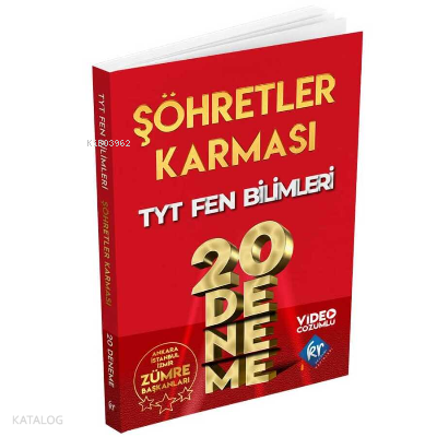 TYT Şöhretler Karması Fen Bilimleri 20 Deneme | benlikitap.com