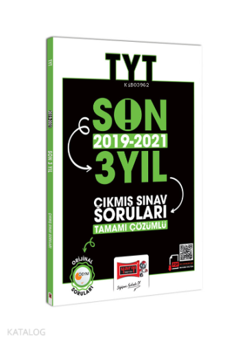 TYT Son 3 Yıl (2019-2021) Tamamı Çözümlü Çıkmış Sorular | benlikitap.c