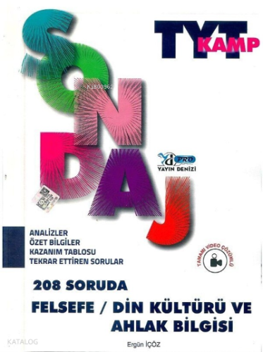 Tyt Sondaj 208 Soruda Felsefe-Din | benlikitap.com