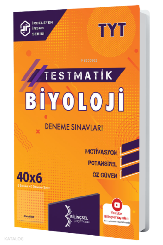 TYT Testmatik Biyoloji Deneme Sınavları Bilinçsel Yayınları