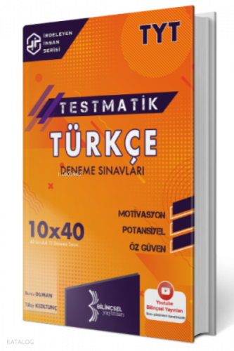 TYT Testmatik Türkçe Deneme Sınavları Bilinçsel Yayınları