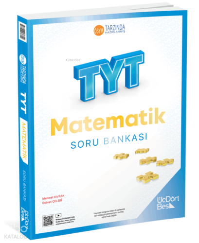 Üç Dört Beş Yayınları TYT Matematik Soru Bankası | benlikitap.com