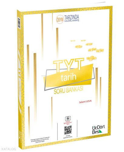 Üç Dört Beş Yayınları TYT Tarih Soru Bankası