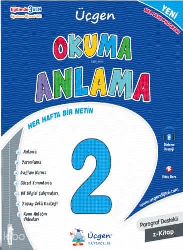 Üçgen Akademi 2. Sınıf Türkçe - Okuma Anlama - 36. Hafta | benlikitap.