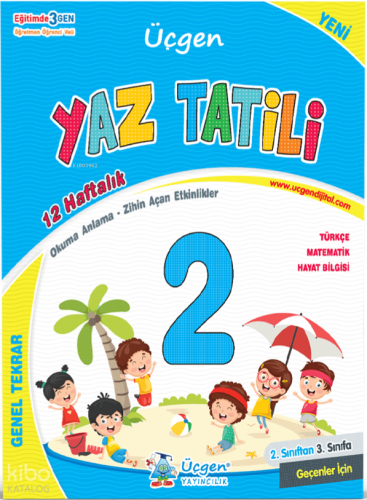 Üçgen Akademi 2. Sınıf – Yaz Tatili – 12 Haftalık Tekrar | benlikitap.