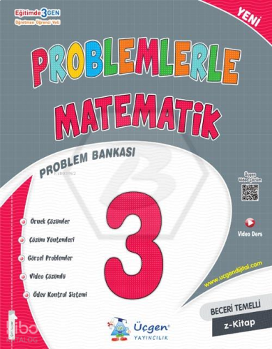 Üçgen Akademi 3. Sınıf Problemlerle Matematik | benlikitap.com