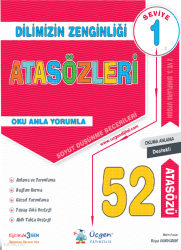 Üçgen Akademi Dilimizin Zenginliği Atasözleri – 1. Seviye | benlikitap