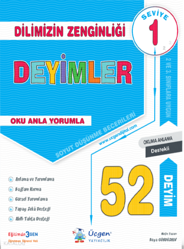 Üçgen Akademi Dilimizin Zenginliği Deyimler - 1. Seviye | benlikitap.c
