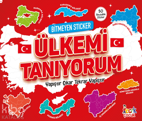 Ülkemi Tanıyorum - Bitmeyen Sticker | benlikitap.com