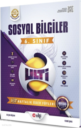 Ulti Yayınları 6. Sınıf Sosyal Bilgiler Haftalık Ödev Föyleri | benlik