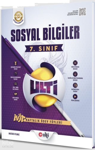 Ulti Yayınları 7. Sınıf Sosyal Bilgiler Haftalık Ödev Föyleri | benlik