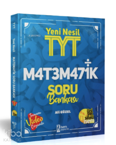 Üniversiteli İsem 2022 Yeni Nesil TYT Matematik Video Çözümlü Soru Bankası