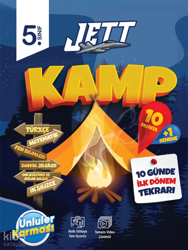 Ünlüler Karması 5.sınıf 1.dönem Jett Kamp 10 Fasikül | benlikitap.com