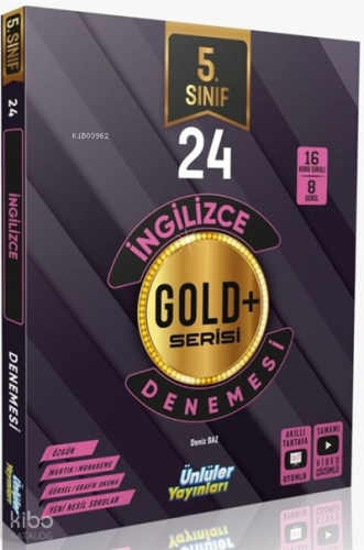 Ünlüler Karması 5. Sınıf İngilizce 24 Deneme | benlikitap.com