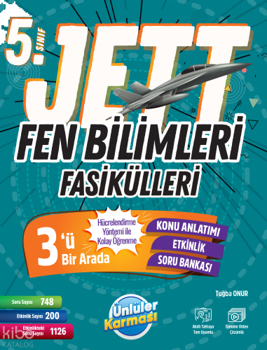 Ünlüler Karması 5. Sınıf Jett Fen Bilimleri Fasikülleri Soru Bankası