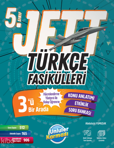 Ünlüler Karması 5. Sınıf Jett Türkçe Fasiküller | benlikitap.com