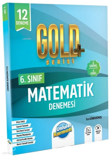 Ünlüler Karması 6. Sınıf Gold Matematik 12 Deneme