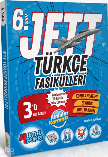 Ünlüler Karması 6. Sınıf Türkçe Jett Fasikülleri | benlikitap.com
