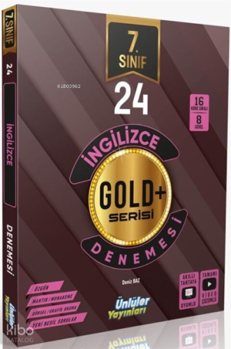 Ünlüler Karması 7. Sınıf İngilizce 24 Deneme | benlikitap.com