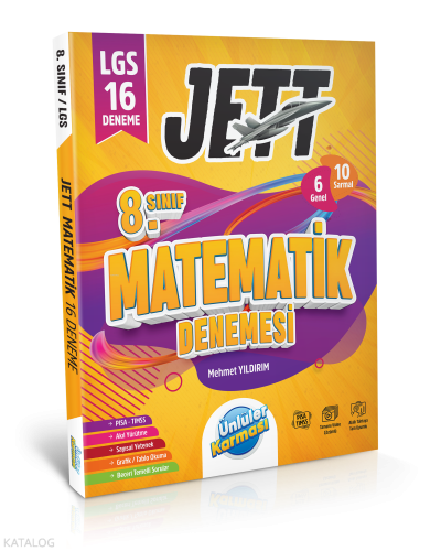 Ünlüler Karması 8. Sınıf Jett Matematik 16 Deneme | benlikitap.com