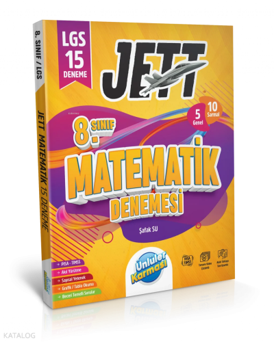 Ünlüler Karması 8. Sınıf Jett Matemetik 15 Deneme