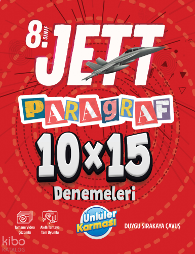 Ünlüler Karması 8. Sınıf Jett Paragraf 10X15 Deneme | benlikitap.com