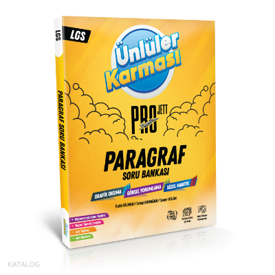 Ünlüler Karması 8.Sınıf Pro Jett Paragraf Soru Bankası | benlikitap.co